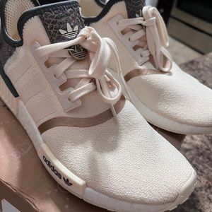 Adidas NMD Rose gold python detail